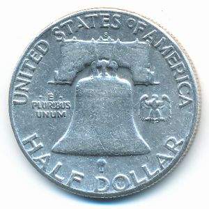 USA, 1/2 dollar, 1953