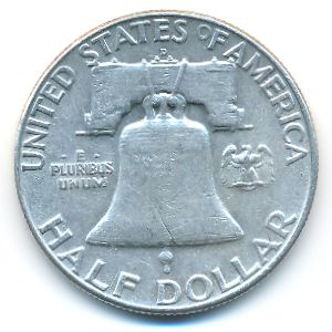 USA, 1/2 dollar, 1960