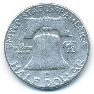 USA, 1/2 dollar, 1961