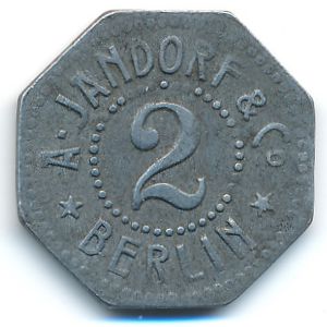 Берлин., 2 пфеннига