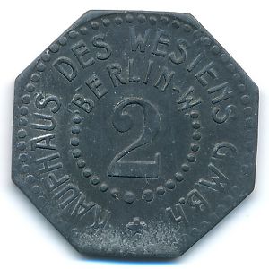 Берлин., 2 пфеннига