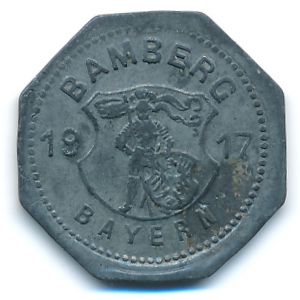 Бамберг., 5 пфеннигов (1917 г.)