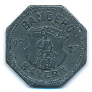 Бамберг., 10 пфеннигов (1917 г.)