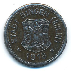 Bingen (Rhein), 10 пфеннигов, 1918