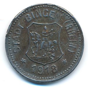 Bingen (Rhein), 10 пфеннигов, 1918