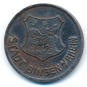 Bingen (Rhein), 50 пфеннигов, 1919