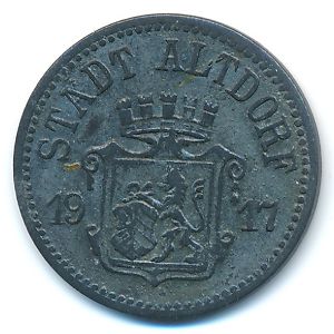 Альтдорф., 10 пфеннигов (1917 г.)