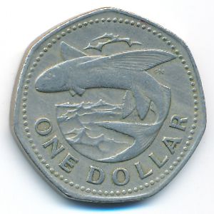 Барбадос, 1 доллар (1973 г.)