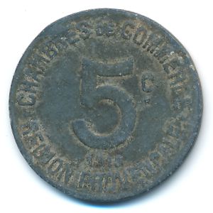 Франция, 5 сантимов (1918 г.)