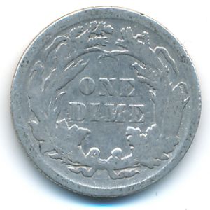 США, 1 дайм (1891 г.)