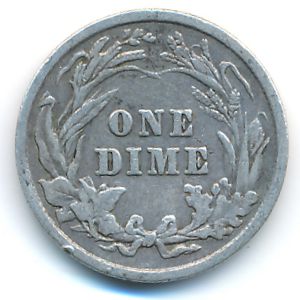 США, 1 дайм (1902 г.)