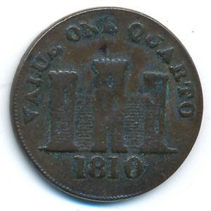 Гибралтар, 1 кварто (1810 г.)