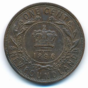 Ньюфаундленд, 1 цент (1896 г.)