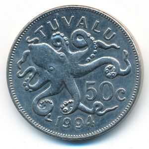 Тувалу, 50 центов (1994 г.)
