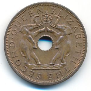 Родезия и Ньясаленд, 1 пенни (1963 г.)