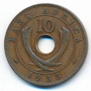 East Africa, 10 cents, 1933