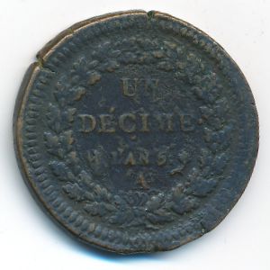 Франция, 1 десим