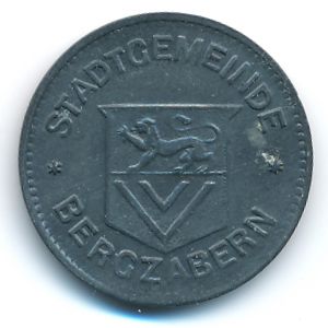 Бергцаберн., 10 пфеннигов (1917 г.)