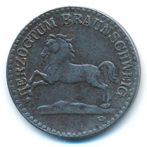 Брауншвейг., 10 пфеннигов (1918 г.)