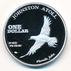 Johnston atoll., 1 dollar, 2015