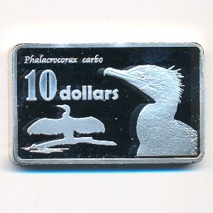 Остров Кэмпбелл., 10 долларов (2017 г.)