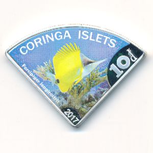 Coring Islands., 10 dollars, 2017