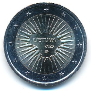 Литва, 2 евро (2025 г.)