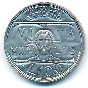 Ватикан, 100 лир (1993 г.)