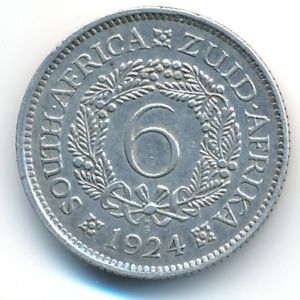 ЮАР, 6 пенсов (1924 г.)