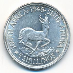 ЮАР, 5 шиллингов (1948 г.)