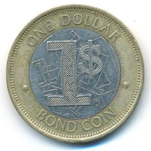 Зимбабве, 1 доллар (2017 г.)