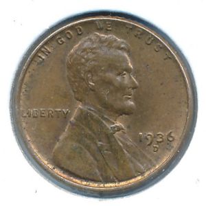 USA, 1 cent, 1936