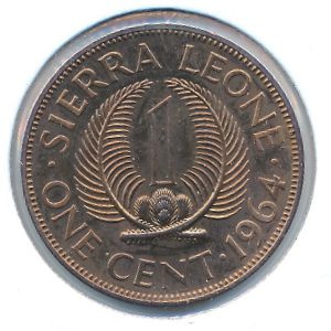 Sierra Leone, 1 cent, 1964