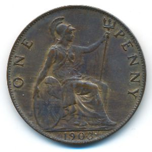 Great Britain, 1 penny, 1903