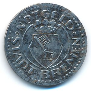 Бремен., 10 пфеннигов (1920 г.)