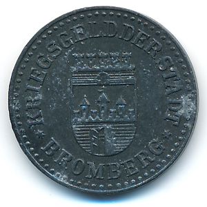 Бромберг., 10 пфеннигов (1919 г.)