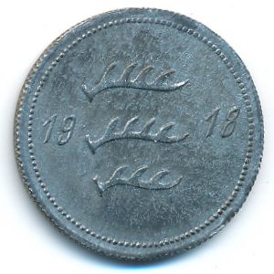 Бакнанг., 50 пфеннигов (1918 г.)