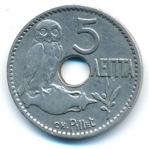 Греция, 10 лепт (1912 г.)