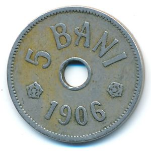 Румыния, 5 бани (1906 г.)