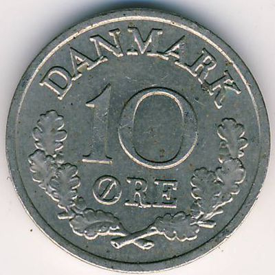 Дания, 10 эре (1971 г.)