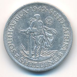 ЮАР, 1 шиллинг (1942 г.)