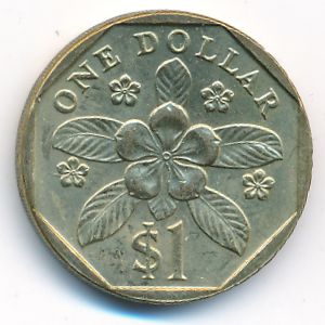 Сингапур, 1 доллар (1995 г.)