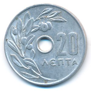 Греция, 20 лепт (1969 г.)