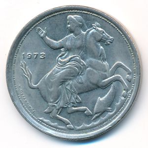 Greece, 20 drachmai(es), 1973