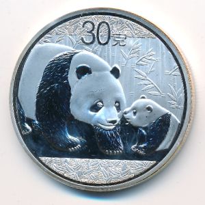 Китай., 30 юаней (2011 г.)