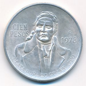 Мексика, 100 песо (1978 г.)