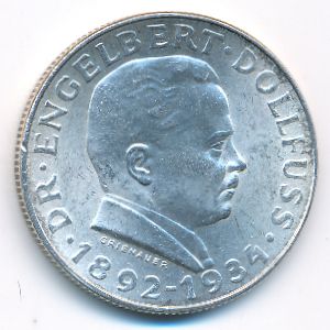 Австрия, 2 шиллинга (1934 г.)