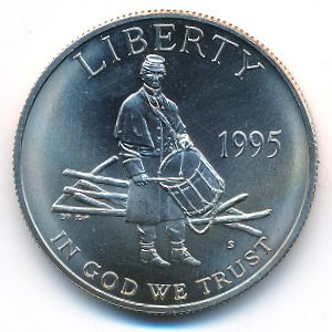 США, 1/2 доллара (1995 г.)