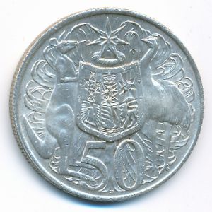 Австралия, 50 центов (1966 г.)