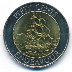 Новая Зеландия, 50 центов (1994 г.)